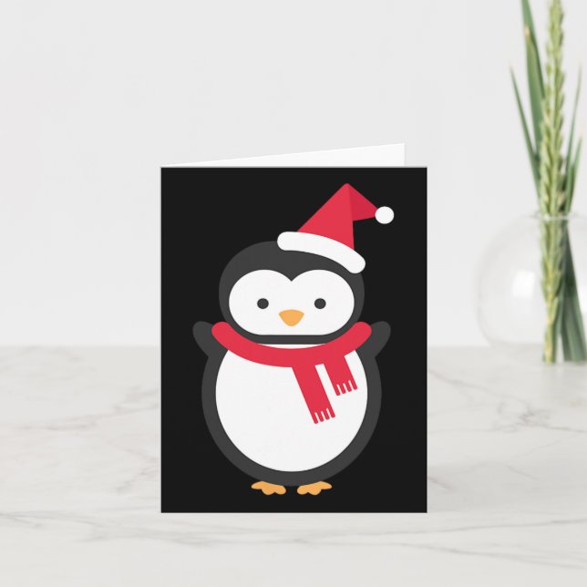 Penguin jul kort (Framsida)