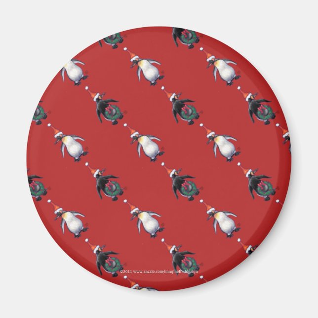 Penguin jul magnet (Framsidan)