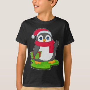 Penguin jul Scarf T Shirt