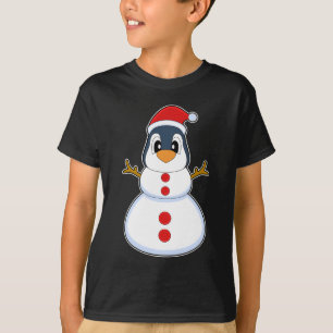 Penguin jul Snögubbe T Shirt