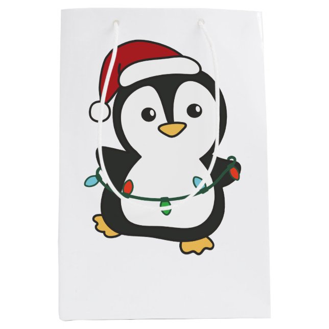 Penguin jul Winter Animals Helgdag Penguines (Framsidan)
