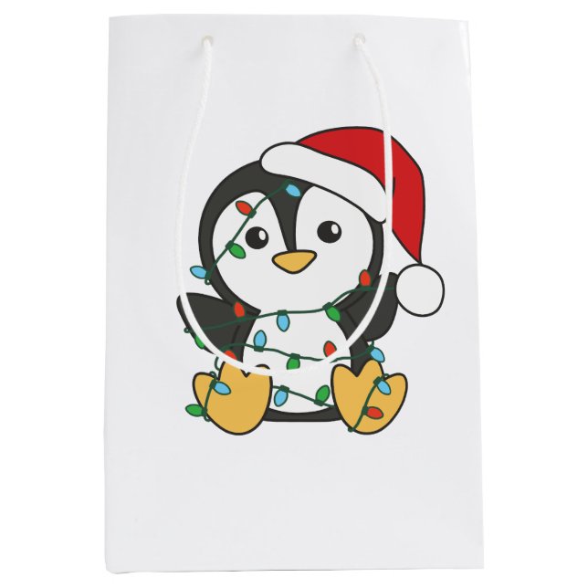 Penguin jul Winter Animals Helgdag Penguines (Framsidan)