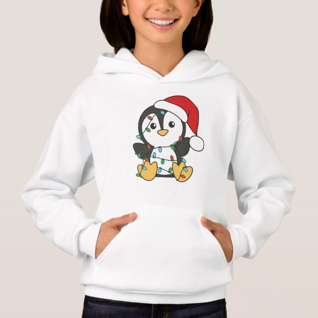 Penguin jul Winter Animals Helgdag Penguines T Shirt (Framsida)