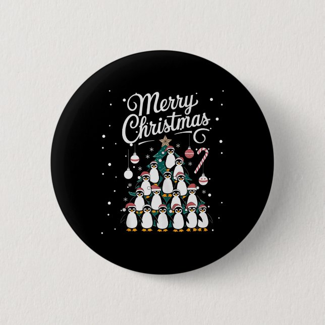 Penguin Julafton Träd Penguine Julgran Merry Ch Knapp (Framsida)