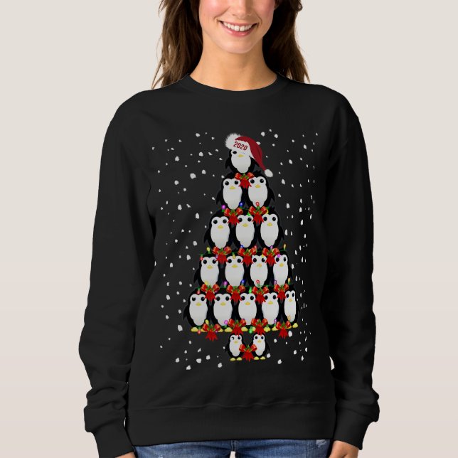 Penguin Julgran Ugly julsötare T Shirt (Framsida)