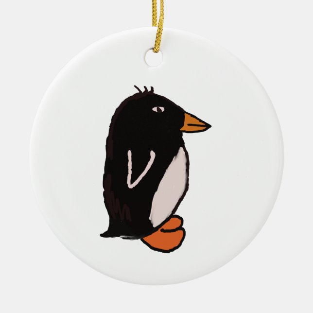 Penguin Julgransprydnad Keramik (Framsidan)