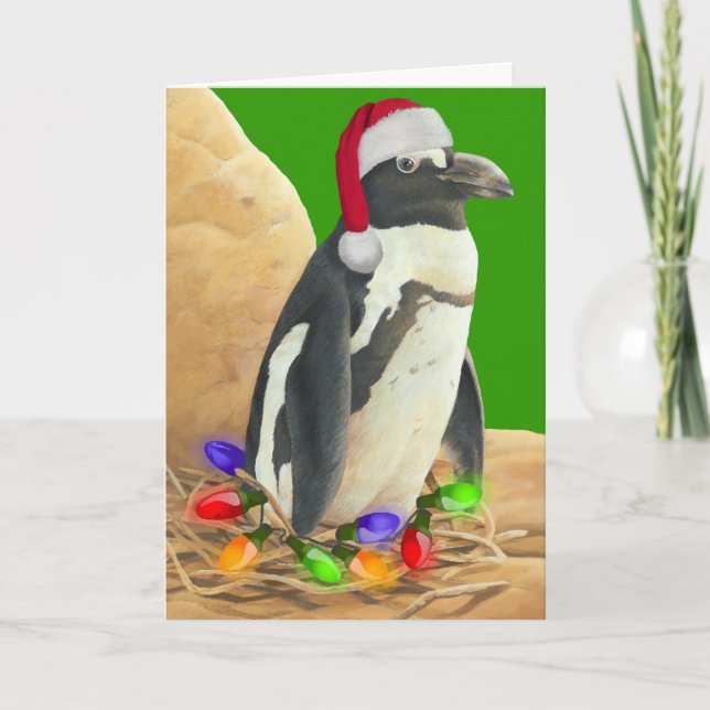 Penguin-julkort Helgkort (Framsida)