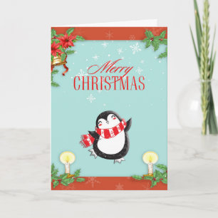PENGUIN-julkort Kort