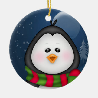 Penguin-julprydnad Julgransprydnad Keramik