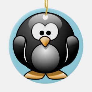 Penguin-julprydnad Julgransprydnad Keramik