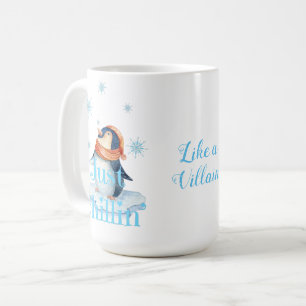 Penguin Just Chillin som en skurk Kaffemugg