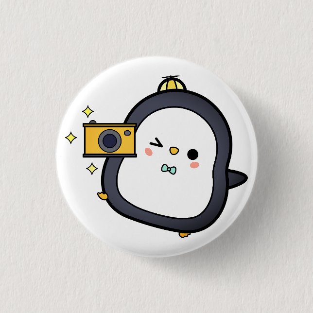 Penguin, kamera, tecken knapp (Framsida)