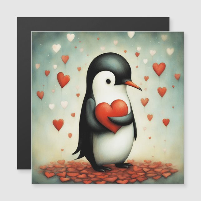 Penguin Kärlek 1 (Fram/baksida)