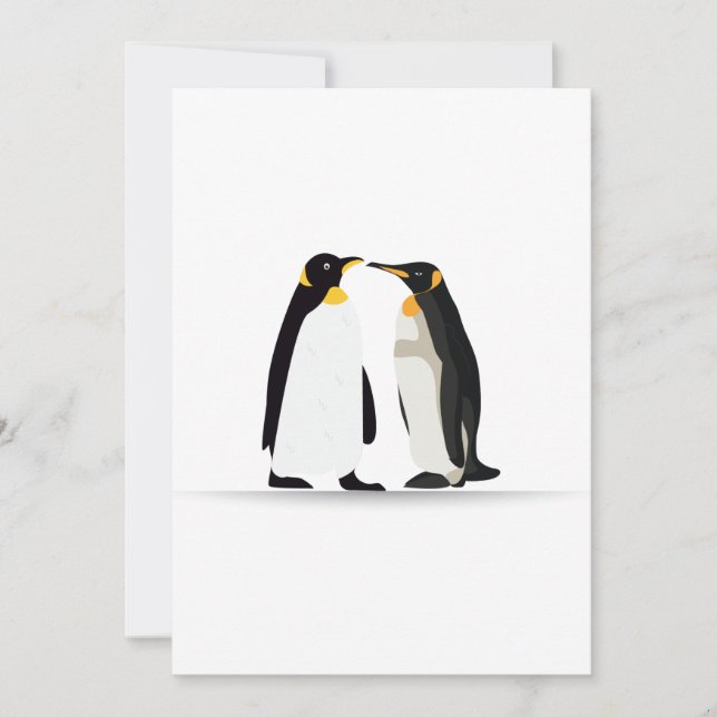 PENGUIN KÄRLEK CARD JULKORT (Framsida)