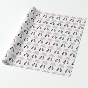 Penguin Kärlek Chakra Heart Romantic Mandala Presentpapper