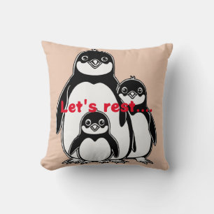 "Penguin Kärlek: En Pixar-Inspired-familjepillow"? Kudde