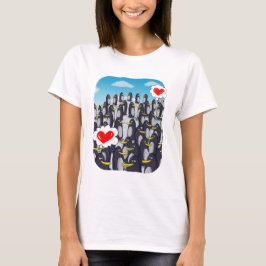 Penguin Kärlek för Valentineser T Shirt