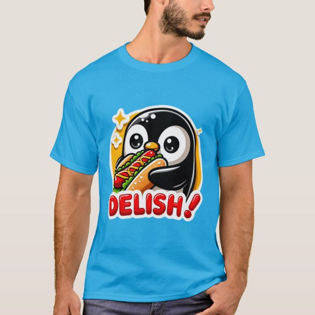 PENGUIN KÄRLEK HETT HUND 5 T SHIRT (Framsida)