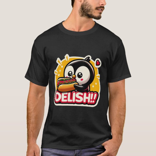 PENGUIN KÄRLEK HETT HUND 9 T SHIRT (Framsida)