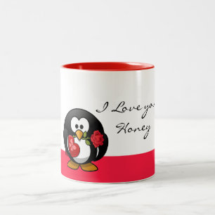 Penguin Kärlek Mugg