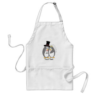 Penguin Kärlek Personlig Apron Förkläde