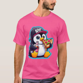 PENGUIN KÄRLEK PIZZZA T SHIRT