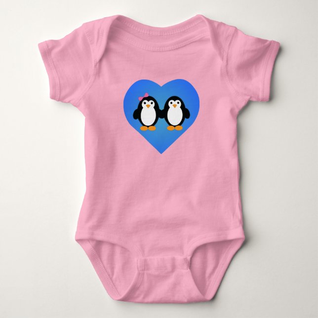 Penguin Kärlek T Shirt (Framsida)