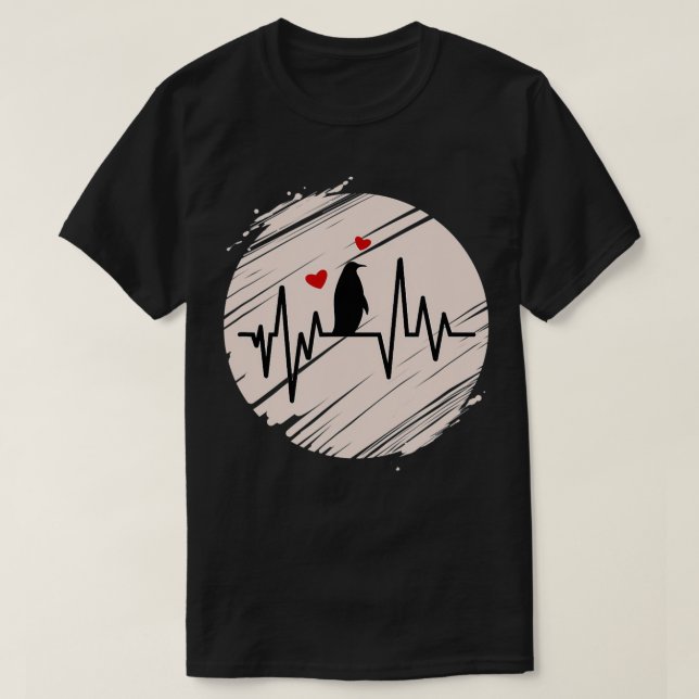 Penguin Kärlek T Shirt (Design framsida)