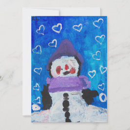 Penguin Kärlek-vinterkort Julkort