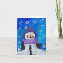 Penguin Kärlek-vinterkort