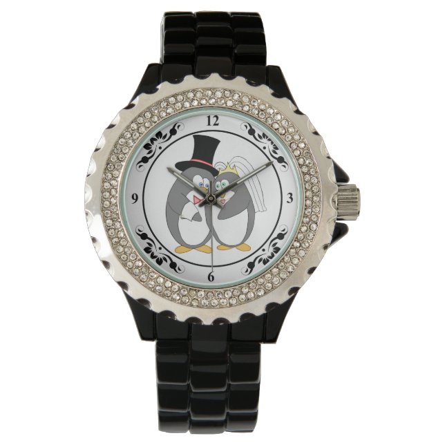 Penguin Kärlek Women's Watch Armbandsur (Framsida)