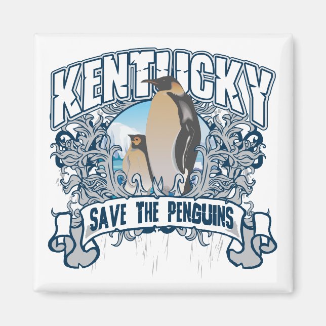 Penguin Kentucky Magnet (Framsidan)