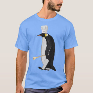 Penguin Kitchen Chef Hat Cooking Funny Bird T Shirt
