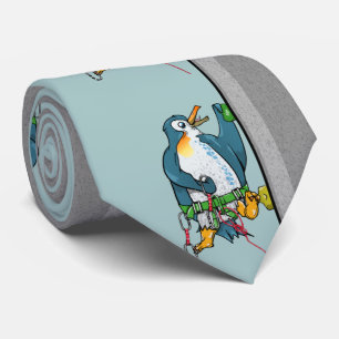 penguin-klätterbakgrundsmeduim slips