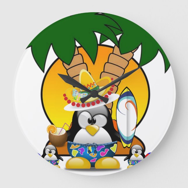 Penguin-klocka Stor Klocka (Framsida)