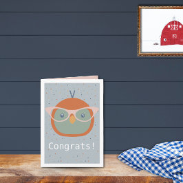 Penguin-konfetti födelsedagskort från djur inbjudan