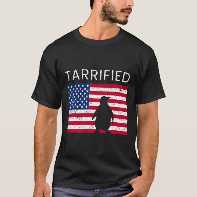 Penguin-Konservativet för tullbefrielse T Shirt (Framsida)