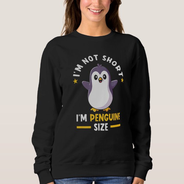 Penguin Kort är inte Kort Penguin T Shirt (Framsida)