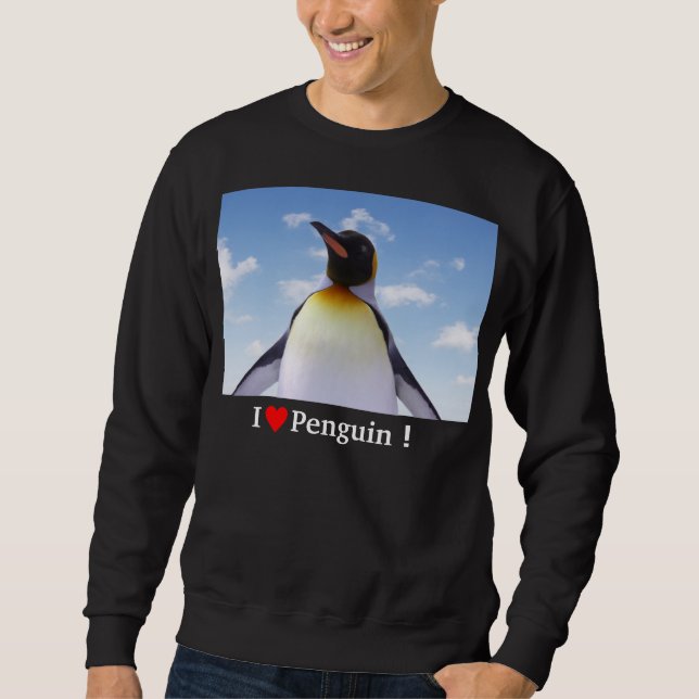 Penguin Lång Ärmad Tröja (Framsida)