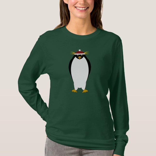 Penguin Långärmad Tshirt T Shirt (Framsida)