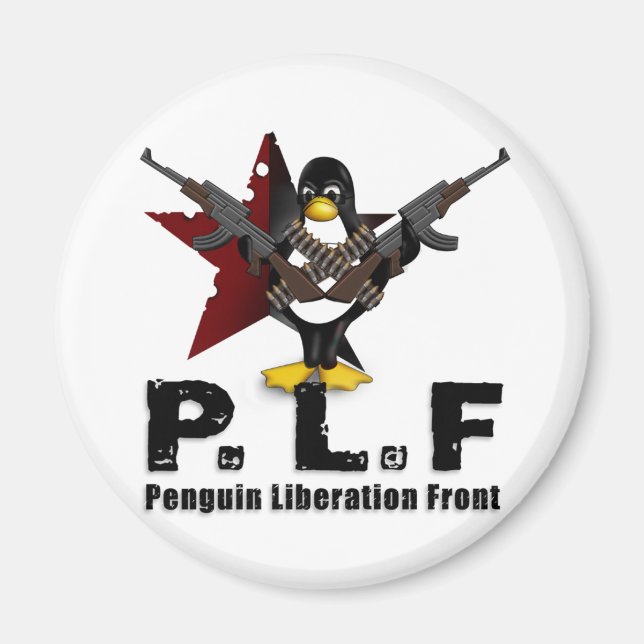Penguin Liberation Front Magnet (Framsidan)