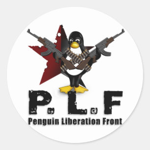 Penguin Liberation Front Runt Klistermärke