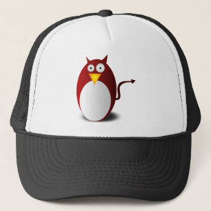 Penguin Linux Tux Ubuntu Djävulen Evil Demon Keps