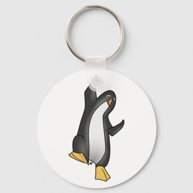 penguin linuxtux-bild nyckelring (Framsida)