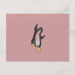 penguin linuxtux-bild vykort
