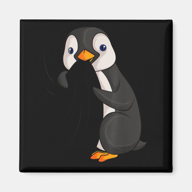 Penguin Lover Kids Girl Women Men  Magnet (Framsidan)