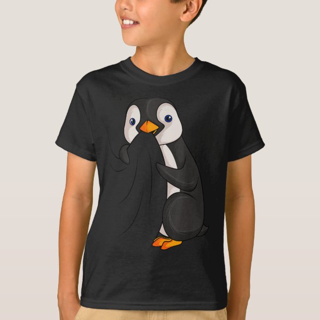 Penguin Lover Kids Girl Women Men  T Shirt (Framsida)