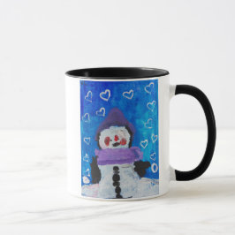 Penguin Loves Winter Card Mugg