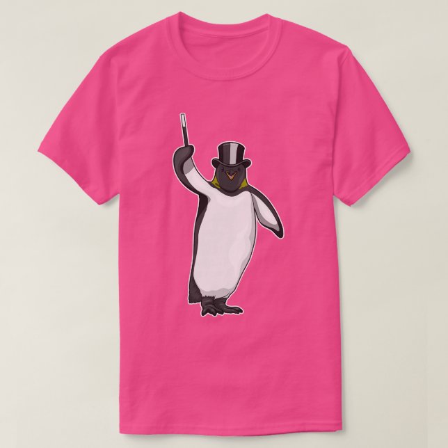 Penguin Magician trollspö T Shirt (Design framsida)