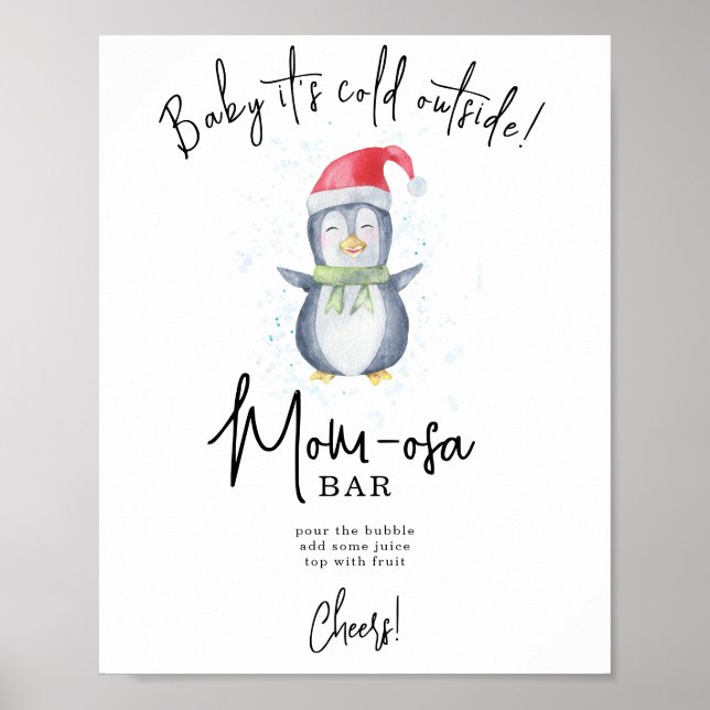 Penguin - mamma-osa pub poster (Framsidan)